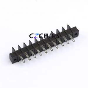 MX25HM-7.62-10P-BK01-Cu-S-A Barrier Terminal Block Through hole Component (THT),P=7.62mm Connector Two Sides 7.62mm 1x10P 10P - Product Image 2