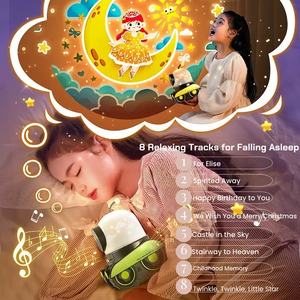 OTC WH-E03 детский Ночник проектор окружающего настроения свет 8 звуковой фильм Звезда проектор подарок для От 2 до 9 лет мальчиков яркость - Product Image 3