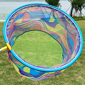 Aluminum Alloy Landing Net Head 8mm Screw Interface Thickened Mesh <b>Ring</b> Multi Size <b>Large</b> Mesh Nylon Net - Product Image 2