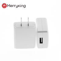 Chargeur vertical US JP USB-A LOGO étiquette OEM chargeur 5V 1A 2A 3A avec certifications PSE UL