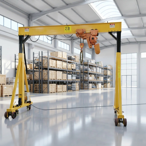Grue portique mobile légère et portable 500 kg 1t 2t 3t réglable pour la maintenance - Product Image 1