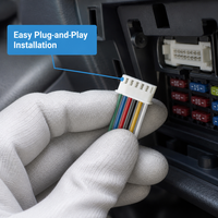 Arnés de cableado automotriz de 6 pines, conector de cable eléctrico de 6 núcleos con conductor de cobre para ensamblaje de sistemas de energía de vehículos