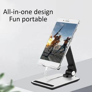 Soporte portátil de aluminio <span class=keywords><strong>para</strong></span> escritorio, aparatos de oficina geniales y plegables de primera calidad <span class=keywords><strong>para</strong></span> teléfono móvil, soporte <span class=keywords><strong>para</strong></span> grabación de escritorio <span class=keywords><strong>para</strong></span> <span class=keywords><strong>iPhone</strong></span> y Samsung - Product Image 4