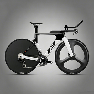 Bicicletta Professionale da Cronometro Aero TT, Telaio in Carbonio 700C, 24 Velocità, Set Ruote a 3 Razze e Freni a Disco, Bici da Cronometro ad Alta Velocità - Product Image 2