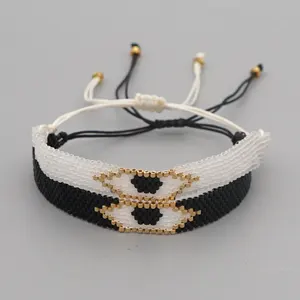 Go2boho Wholesale Miyuki Bracelet Jeweley Mexican Turkish Eye Bracelets For Women Handmade Woven Gift Jewellery