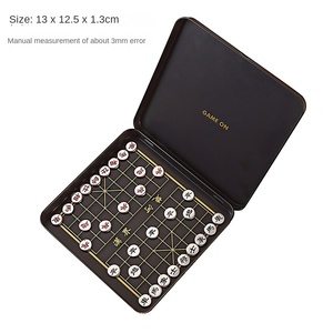 Mini <span class=keywords><strong>Scacchi</strong></span> Cinesi Pieghevoli Magnetici Portatili <span class=keywords><strong>in</strong></span> <span class=keywords><strong>Metallo</strong></span> Gioco di Intelligenza per Adulti Studenti Bambini Scatola <span class=keywords><strong>in</strong></span> Ferro - Product Image 6