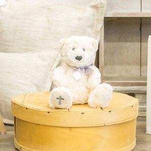 2021 personnalisé ours de prière du seigneur avec ruban croix animaux en peluche pour enfants - Product Image 2