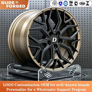 GUDE Roda Forjada de Cinco Raios 20x8.5 ET25/ET35 Côncava Profunda Preto Brilhante Nova Performance JWL 5x112/5x120/5x127 para I4 <span class=keywords><strong>M50</strong></span> - Product Image 5