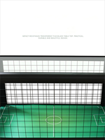 Table de Football de Table LED Subsoccer pour 2 Joueurs – Machine de Divertissement avec Deux Chaises Confortables – Jeu de Football Sous Table Amusant