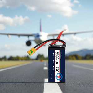 แบตเตอรี่ลิเทียมไอออน3S 11.1V 8000mAh 7000mAh สำหรับ75C RC เครื่องบินเฮลิคอปเตอร์แบบสี่ใบพัดเรือรถยนต์แพ็กแบตเตอรี่ลิเธียมไอออน3S - Product Image 1