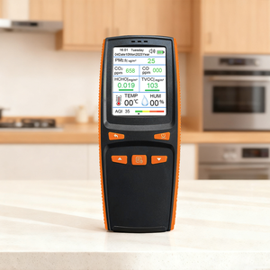 เครื่องวิเคราะห์คุณภาพอากาศ 9-in-1 ราคาสุดคุ้ม รองรับการตรวจจับ Co2/co/pm2.5 แบตเตอรี่ใช้งานได้นาน 3000mah เครื่องตรวจสอบคุณภาพอากาศอเนกประสงค์ - Product Image 6