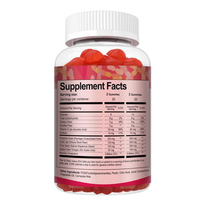 Gomitas Probióticas de Fibra con Logotipo Privado Personalizado, Suplemento Dietético para una Mejor Absorción de Nutrientes, Apoyo Inmunológico y Equilibrio del Sistema - Product Image 3