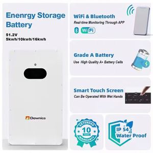 Sistema Solar Híbrido para el Hogar con Batería de Comunicación CAN de 8000 Ciclos, Montado en Pared, 10-15kWh, con IP54 - Product Image 5