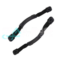 Maniglia in PVC da 1 pollice x 11 pollici con corda per kayak, gommone, impugnatura morbida antiscivolo, cinghia di trazione, accessorio per borsa portautensili
