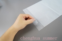 Film pour cartes jetables personnalisées livre de cartes postales emballage de sac en plastique OPP autocollant transparent transparent pochette adhésive auto-scellante