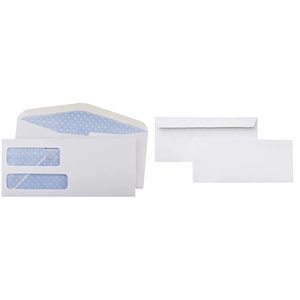 Phong Bì Kiểm Tra An Ninh Màu Trắng Hóa Đơn Kinh Doanh Cửa Sổ Đôi Tự Đóng Dấu Cỡ Hoàn Hảo #9 Tùy Chỉnh - Product Image 6