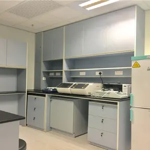 HPL材料が付いている現代実験室の家具の歯科実験室の食器棚
