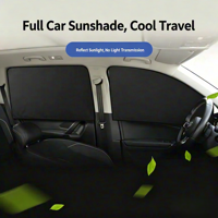 Cortinas Magnéticas Portátiles de Nailon para Ventanas Laterales de Coche, Cortinas Universales para Puertas de Coche, Mosquiteras