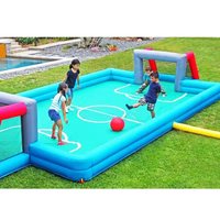 Terrain de Football gonflable personnalisé, 2 m, prix d'usine, aire de Football, pour terrain de Football, en vente