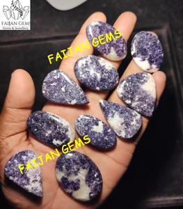 LEPIDOLITA piedra preciosa cabujón pulido mezcla forma todos los tamaños cabujón de cristal para joyería colgante hacer piedras preciosas - Product Image 1