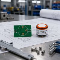 Module de capteur de gaz H2S de 0 à 100 ppm, électrochimique, haute précision, qualité industrielle, faible consommation d'énergie, pour moniteur de sulfure d'hydrogène, OEM