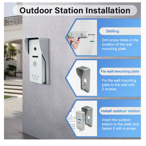 30% off30 % off30 % Off Trung Quốc OEM/ODM nhà máy Video hệ thống <span class=keywords><strong>intercom</strong></span> Video Door chuông với 7 inch màn hình sảnh cửa Điện thoại video - Product Image 3