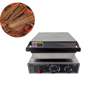 Machine à gaufres professionnelle en pin, revêtement antiadhésif, chauffage électrique 1750W, <span class=keywords><strong>moule</strong></span> sapin de Noël, 4 par lot - Product Image 1