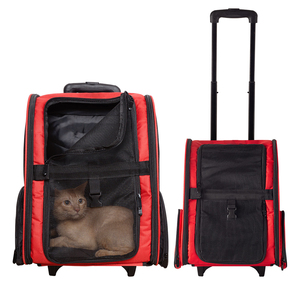 <span class=keywords><strong>Mochila</strong></span> <span class=keywords><strong>con</strong></span> ruedas para mascotas, bolsa de viaje <span class=keywords><strong>con</strong></span> ruedas para gatos y cachorros - Product Image 1