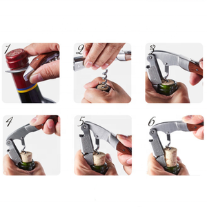 Ouvre-bouteille de vin en forme d'hippocampe en gros, ustensile de cuisine, ouvre-bouteille de <span class=keywords><strong>champagne</strong></span>, <span class=keywords><strong>bouchon</strong></span> de vin, <span class=keywords><strong>tire</strong></span>-<span class=keywords><strong>bouchon</strong></span> en acier inoxydable - Product Image 3