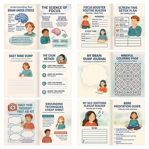 Trucs pour l'esprit des adolescents : <span class=keywords><strong>secrets</strong></span> de puissance cérébrale, entraînement aux compétences de concentration, carnet de notes cadeau - Product Image 3