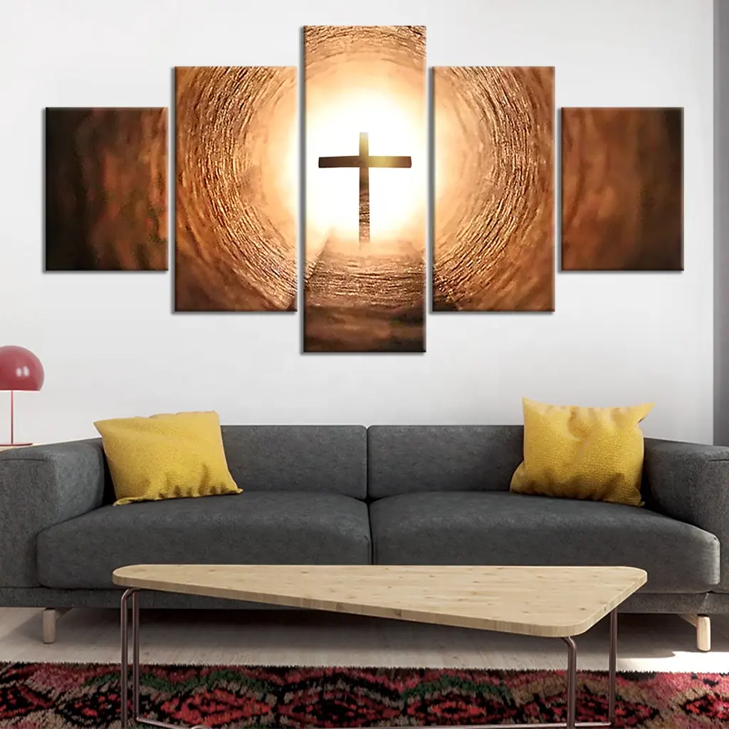 Quadro cristo católico de jesus três desenhos, cristo cristão, pintura a óleo, arte de parede, decoração da sala de estar