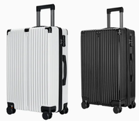 Valise de voyage pour étudiants avec poche avant/haut et port USB, édition artistique universelle légère, vente en gros