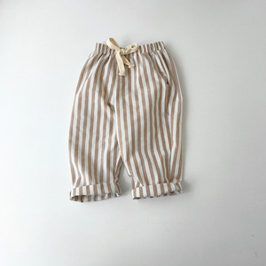 <span class=keywords><strong>Pantalones</strong></span> Casuales a Rayas para Niños y Niñas 2026, <span class=keywords><strong>Pantalones</strong></span> Holgados de Verano con Cordones, Ropa Cómoda para Niños - Product Image 3