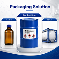 N-Hexane organique intermédiaire CAS 110-54-3 95% Solvant industriel pour applications de transformation chimique