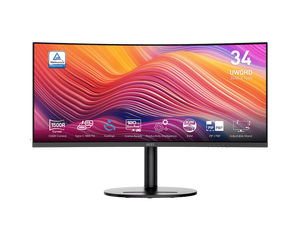 Monitor MSI Modern MD342CQP/W de 34'' Curvo <span class=keywords><strong>VA</strong></span> 2K con Resolución de Panel de 3440 X 1440 (UWQHD) 120Hz 119% SRGB Monitor de Escritorio - Product Image 1