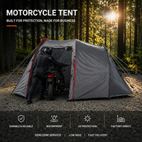 Tente de camping pour moto imperméable OEM, légère, portable, installation rapide, tente moto pour les voyages d'aventure