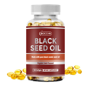 Oem Premium Zwarte Zaadoliecapsules-Koudgeperste Nigella Sativa Helpt Bij De Spijsvertering, Immuunondersteuning, Hersensupplement - Product Image 1