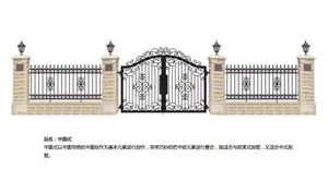 קלאסי אופנה נוי דלת בית עיצוב שער ראשי - Product Image 6