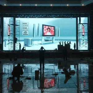 Pantalla de vídeo curvada para interiores, Led P2.5 pared de vídeo, <span class=keywords><strong>anuncios</strong></span>, pantalla Led, tablero Led - Product Image 3