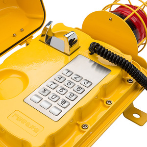 Téléphone Voip étanche IP67 téléphone extérieur SOS avec voyant d'avertissement résistant aux intempéries <span class=keywords><strong>pour</strong></span> pont de bateau Tunnel autoroute métro chemin de fer - Product Image 4