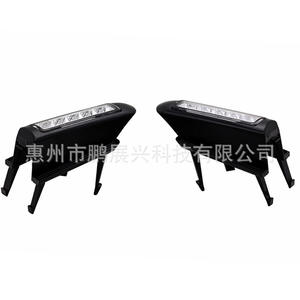 Conjunto de Faros Antiniebla LED para Toyota Prado 2003-2009, Luces Delanteras de Conducción, Material ABS Negro, Compatibilidad Izquierda y Derecha - Product Image 3