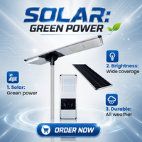 Lampadaire solaire LED 80W-150W avec détecteur de mouvement, étanche IP65, éclairage extérieur paysager avec garantie de 5 ans