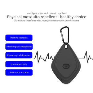 Répulsif Portable <span class=keywords><strong>Anti</strong></span>-Insectes d'Été pour Animaux Domestiques (Chiens) – Fonctionne sur Batterie, 12 Heures, Ultrasonique Contre les Puces, Tiques et Moustiques, avec Accessoires de Fixation - Product Image 2