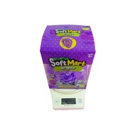 Juguete de descompresión de frutas de simulación con caja independiente, con textura de uva grande, piña, oso y sandía, para apretar y aliviar el estrés