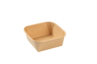 Vente en gros de bols à salade en papier kraft biodégradable, écologiques, jetables, avec logo personnalisé, pour la livraison de repas à emporter, les fêtes