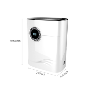 <span class=keywords><strong>Deshumidificador</strong></span> desecante doméstico de plástico de 1,2 L con pantalla LED, purificación de iones negativos, aplicación para coche, fuente de energía eléctrica - Product Image 6