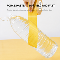 Ruban adhésif double face en tissu, déchirable à la main, sans résidu, pour la fixation de nappes, de housses de canapé et de décorations domestiques