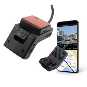 Caméra de rétroviseur avec alarme de fatigue au volant, avertissement de survitesse, double caméra avant et arrière 1080p, enregistreur de conduite 4G, dashcam - Product Image 1