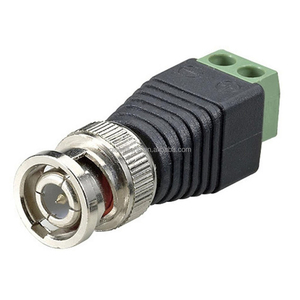 <span class=keywords><strong>Bnc</strong></span> nam Balun Adapter Đồng trục/Cat5/Cat6 video giám sát solerless Adapter với 2 vít thiết bị đầu cuối cho <span class=keywords><strong>CCTV</strong></span> máy ảnh - Product Image 1