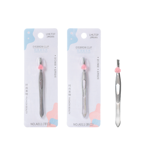Pince à épiler professionnelle LMLTOP à pointe fine A011 en acier inoxydable écologique pour poils incarnés, visage, yeux, épilation, cils - Product Image 2